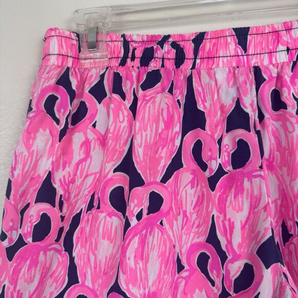 Lilly Pulitzer Flamingo Print Athletic Shorts - Picture 7 of 11